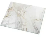 Tulup Tischplatte, Wei&szlig;, Glas, Rechteckig, 80x60x0.4 cm, Esszimmer, Tische,