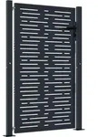 vidaXL Gartentor, Anthrazit, Metall, 130 cm, Gartenzubeh&ouml;r