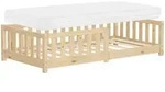 Ml-Design Kinderbett, Natur, Holz, Kiefer, Rechteckig, 80x160 cm, Kinderzimmer &