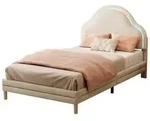 Okwish Polsterbett, Beige, Textil, 90x200 cm, Kinderzimmer & Jugendzimmer,