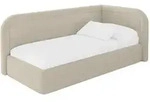 Altdecor Einzellbett, Cappuccino, Textil, 80x200 cm, Kinderzimmer &...