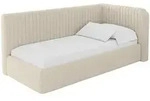 Altdecor Einzellbett, Cappuccino, Textil, 100x200 cm, Kinderzimmer &...