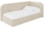 Altdecor Einzellbett, Creme, Textil, 80x200 cm, Kinderzimmer & Jugendzimmer,