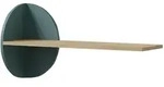 Mirjan24 Kinder-Wandregal, Eiche, Blau, Holzwerkstoff, Rechteckig, 82x45x25 cm,