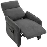 Homcom Relaxsessel, Dunkelgrau, Kunststoff, 1-Sitzer, einzeln stellbar,...