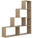 Mid.you Regal Dubila, Sonoma Eiche, Holzwerkstoff, 155x163x29 cm, stehend,