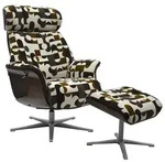 Kawola Relaxsessel, Braun, Metall, 1-Sitzer, F&uuml;llung: Schaumstoff, 83x110x89...