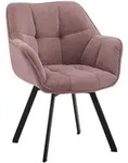 CLP Armlehnenstuhl, Rosa, Metall, 60x81x59 cm, Esszimmer, St&uuml;hle,...