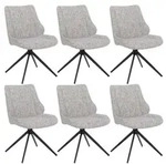 MCW Esszimmerstuhl, Schwarz, Creme, Textil, 55x88x63 cm, Esszimmer, St&uuml;hle,
