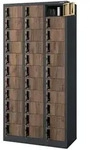 Jan Nowak Schliessfachschrank, Anthrazit, Metall, Rechteckig, 90x185x45 cm,
