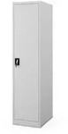 Jan Nowak Aktenschrank, Grau, Metall, 45x185x60 cm, Arbeitszimmer,...