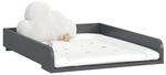 Livinity&reg; Wickelaufsatz, Anthrazit, Holzwerkstoff, Rechteckig, 60x12.6x74.5 cm,