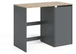 Vicco Waschmaschinenschrank, Anthrazit, Eiche, Holzwerkstoff, Rechteckig,