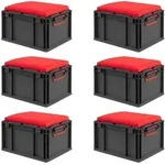 Proregal Eurobox, Schwarz, Kunststoff, Rechteckig, 30x26.5x40 cm, Ordnen &