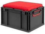 Proregal Eurobox, Schwarz, Kunststoff, Rechteckig, 30x26.5x40 cm, Ordnen &