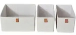 Love IT Store IT Aufbewahrungsboxen-Set Premium, Beige, Textil, Karton, Ordnen &