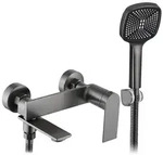 REA Wannenarmatur, Titan, Metall, 19.5x12x14.5 cm, Badezimmer, Waschbecken &