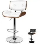 Barhocker, Wei&szlig;, Kunststoff, 45x115.5x45 cm, Esszimmer, Barm&ouml;bel, Barhocker