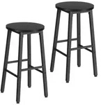 Barhocker, Schwarz, Holzwerkstoff, 32x63x32 cm, Esszimmer, Barm&ouml;bel, Barhocker