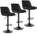 Barhocker, Schwarz, Kunststoff, 46x109x37 cm, Esszimmer, Barm&ouml;bel, Barhocker