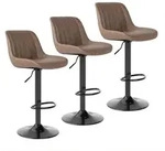 Barhocker, Braun, Kunststoff, 46x109x37 cm, Esszimmer, Barm&ouml;bel, Barhocker