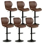 Barhocker, Braun, Kunststoff, 46.5x111x38 cm, Esszimmer, Barm&ouml;bel, Barhocker