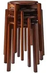 Barhocker, Braun, Holz, 27x45x27 cm, Esszimmer, Barm&ouml;bel, Barhocker