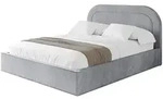Altdecor Polsterbett, Hellgrau, Textil, H3 + H4, 140x200 cm, Schlafzimmer,...