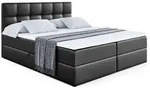 Altdecor Boxbett, Schwarz Hochglanz, Holzwerkstoff, H4, 200x200 cm,...