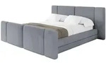 Altdecor Polsterbett, Grau, Textil, H3 + H4, 200x200 cm, Schlafzimmer, Betten,