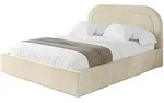 Altdecor Polsterbett, Ecru, Textil, H3 + H4, 180x200 cm, Schlafzimmer, Betten,