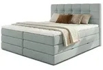 Sofnet Boxspringbett, Blau, Textil, H3, Rechteckig, 180x200 cm, Schlafzimmer,...