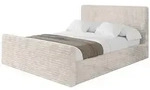 Altdecor Polsterbett, Creme, Textil, H3 + H4, 140x200 cm, Schlafzimmer, Betten,