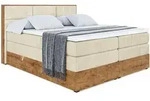 Altdecor Boxspringbett, Beige, Holzwerkstoff, H3 + H4, H&ouml;he ca. 38 cm, 160x200...