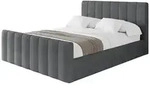 Altdecor Polsterbett, Graphit, Textil, 160x200 cm, Schlafzimmer, Betten,
