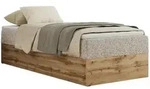 MKS Boxbett, Beige, Textil, 1-Sitzer, H4, Rechteckig, 90x200 cm, Schlafzimmer,