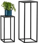 bremermann Blumenhocker, Schwarz, Metall, 30x90x30 cm, Wohnzimmer,...
