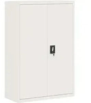 vidaXL Aktenschrank, Wei&szlig;, Metall, Rechteckig, 90x140x40 cm, Arbeitszimmer,
