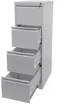 MCW H&auml;ngeregisterschrank, Grau, Metall, 46x134x62 cm, Arbeitszimmer,...