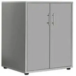Mid.you Aktenschrank Office Edition, Hellgrau, Holzwerkstoff, 2 F&auml;cher,...