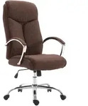CLP Drehstuhl, Braun, Metall, 65x115x73 cm, Arbeitszimmer, B&uuml;rost&uuml;hle, Drehst&uuml;hle