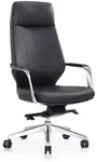 Livetastic Drehstuhl, Schwarz, Silber, Metall, Drehkreuz, 63x120.5x66 cm,