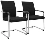 CLP Schwingstuhl, Schwarz, Metall, 55x90x62 cm, Esszimmer, St&uuml;hle, Esszimmerst&uuml;hle,
