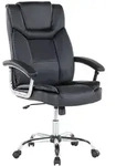 Beliani B&uuml;rostuhl, Schwarz, Kunststoff, 1-Sitzer, 60x100x60 cm, Arbeitszimmer,
