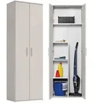 Mokebo Besenschrank, Kaschmir, Holzwerkstoff, 3 F&auml;cher, 60x180x34 cm,...