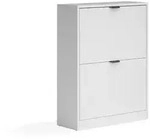 Vicco Schuhkipper, Wei&szlig;, Schwarz, Holzwerkstoff, Rechteckig, 59x77.6x22 cm,