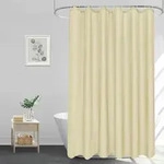Duschvorhang, Beige, Textil, 180x220 cm, Badtextilien, Duschvorh&auml;nge