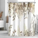 Duschvorhang, Mehrfarbig, Textil, 200x120 cm, Badtextilien, Duschvorh&auml;nge