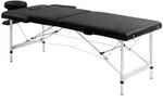 Homcom Massageliege, Schwarz, Metall, 90x84x210 cm, Freizeit, Wellness,