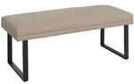 MCW Sitzbank, Beige, Kunststoff, 120x50x43 cm, Esszimmer, B&auml;nke, Sitzb&auml;nke